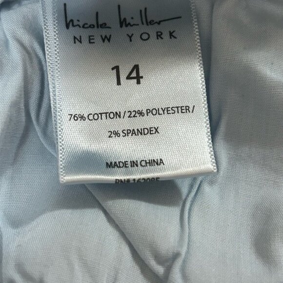 Nicole Miller NWOT Soho Dark Blue Skinny Jeans Size 14 - Picture 9 of 9